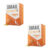 Kit 2 Ograx Derme 10 Suplemento Avert C/30 Cápsulas