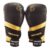 Kit Luva De Boxe Muay Thai Elite + Bandagem, Pretorian, Preto/ Dourado, 14 OZ