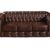Sofá Chesterfield Luís Xv 3 Lugares Retrô Decoração Café