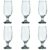 Conjunto de Taças para Cerveja Nadir Floripa 300ml, Vidro, 6 Peças – 7732