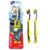 Escova Dental Infantil Colgate Smiles Batman e Mulher-Maravilha 6+ Anos 2 Unidades