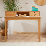 Mesa Escrivaninha Retro Madeira 4 Gavetas 1 Nicho Milano Santiago