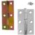 Kit 3 Dobradiças De Porta De Aço Inoxidável Caixa Madeira Portas Armário Janelas Cartela