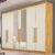 Guarda-Roupa Casal Oslo 6 Portas 6 Gavetas 100% Mdf com Espelho Peroba/Off White – Mademarques