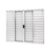 Janela de Alumínio Veneziana 100x120cm 6 Folhas Vidro Liso Slim Modular Ramassol