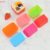 6 Pçs Molde De Bolo Retângulo De Silicone Macio Muffin Cupcake Forro Assar Copo Doces Bakeware Assadeira