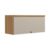 Armário Aéreo Cozinha 80 Cm Selene 1 Porta 100% Mdf Jequitibá/Off White Fosco – Linea Brasil