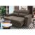 Sofá Retrátil Reclinável Verona 2,00m Suede Velut Tabaco Molas Ensacadas – King House
