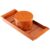 Caixa De Luz Octagonal Laranja Para Laje 25cm Fortlev