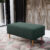 Puff Decorativo Sala de Estar Cléo W01 Pés Palito 90 cm Linho Verde Musgo – Lyam Decor