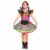 vestido festa junina infantil luxo pra menina xadrez preto Vários tamanhos 2 a 12 anos