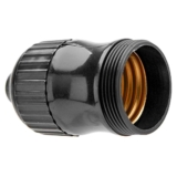 Soquete sem Chave Ilumi com Borne Nylon E27 2A Preto Embalagem com 10 Unidades