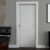 Kit Porta de Madeira 210x82cm Batente 7,5cm Lisa Primer Uniportas  Direita
