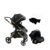 Carrinho Kansas Gold Premium Baby c/ Bebê Conforto e Base