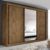 Guarda Roupa Casal Premium Liv 242cm com Espelho 3 Portas 6 Gavetas Espresso Móveis     Freijó