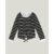 Blusa Listrada Menina Infantil