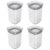 4x Porta Temperos Pote 1L Organizador OU Block Hermético