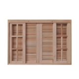 Janela de Madeira Veneziana 140x100cm 6 Folhas Rodam