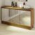 Balcão Buffet 3 Portas 1 Gaveta com Espelho Natural Bb2609 – Tecno Mobili