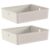 Kit 2 Cestos 8,2L Organizador OU Flow 9cm x 27cm x 34cm