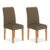 Conjunto 2 Cadeiras Lisboa Cinamomo/ Cappuccino – Móveis Arapongas