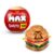 Blocos de Montar Max Premium Snacks – Hambúrguer 136 pçs