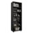Estante de Livros para Escritório Home Office Alf Preto Texturizado G47 – Gran Belo