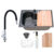 Kit Cuba Cozinha Gourmet Tábua C/ Torneira Silicone Preta