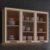 Armário Aéreo Cozinha 120 cm Connect 3 Portas com Vidro 100% Mdf Duna – Henn