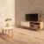 Sala de Estar Completa para TV Até 60 Polegadas Lótus 1 Porta Carvalho/Off White – Artely Móveis