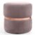 Puff Decorativo Com Cinto Rosê Round C-305 Veludo Rosê – Domi