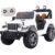 Carro Eletrico Shiny Toys Jipe Off Road 12V Controle Branco