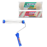 Kit Rolos Não Respinga e Lã Master Plus + 1 Cabo – Castor
