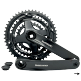 PEDIVELA SHIMANO TOURNEY FC-TY301 175MM PONTA QUADRADA – COROAS 48/38/28 – 3X7V / 3X8V
