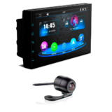 Central Multimídia Carplay Faaftech CM7 7 Polegadas Bluetooth + Câmera Ré Universal Colorida