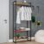 Closet Arara 3 Prateleiras Carvalho/Preto 19227 – Compace