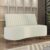 Sofá Living Decorativo 2 Lugares 1,35M Katara Bege Claro Veludo G33 – Gran Belo