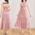 Lovito Vestido Casual Com Cadarço, Vestido De Verão/Primavera Para Mulheres L121MD154