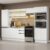 Armário de Cozinha Completa 100% MDF 300cm Branco Smart Madesa 03