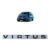 Emblema Preto Virtus 2018 A 2024 Original Volkswagen