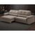 Sofá com Carregador USB Retrátil Reclinável Monaco 2,90m Velosuede Capuccino – NETSOFAS