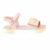 Sandália Papete Feminina Infantil WorldColors Gloss Led – Rosa
