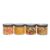 Kit de 4 potes de acrílico 630ml com tampa herméticos – Tud