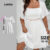 Lovito Vestido Elegante Curva Plus Size Tecido Jacquard Costura Vestido De Verão/Primavera Para Mulheres LBL22624