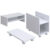 Kit Suporte Para Cpu Nobreak Guide Cyber e Suporte De Monitor Stand Lap L03 Branco – Lyam Decor