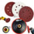 Suporte De Boina Furadeira Lixadeira + 30 Discos Lixa 125mm