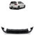 Spoiler Parachoque Traseiro Golf GTI 2019 Preto Com Furo