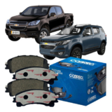 Jogo 04 Pastilha De Freio Dianteira Cobreq Gm S10 4×2 4×4 Trailblazer 2012 2013 2014 2015 2016