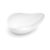 Cuba De Apoio Oval Ruy Ohtake 54×37,5cm Branco Brilho Roca