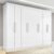Guarda-roupa Casal Easy Slim 8 Portas Branco